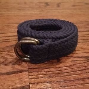 Woven D Ring Belt